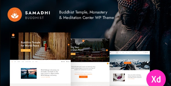Samadhi v1.0.2 - Oriental Buddhist Temple WordPress Theme