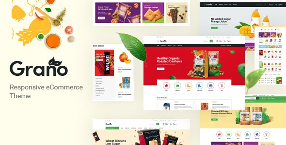 Grano v1.0 - Organic & Food Responsive Prestashop Theme