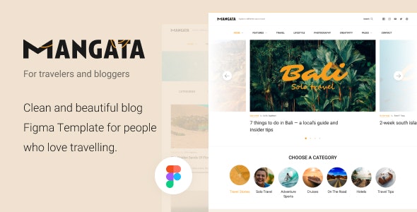 Mangata v1.0 - Traveler Blog Template