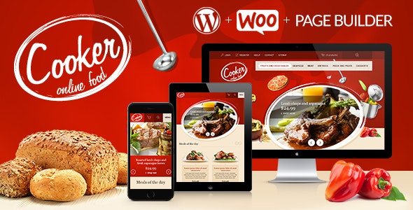 Cooker v3.0.0 - Responsive Online Restaurant, Cafe Bar