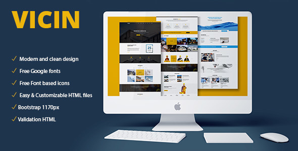 Download Vicin – Multipurpose Construction & Plumbing HTML Template | Free Nulled Scripts