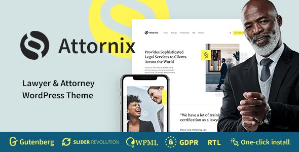 Attornix v1.0.0 - Lawyer WordPress Theme