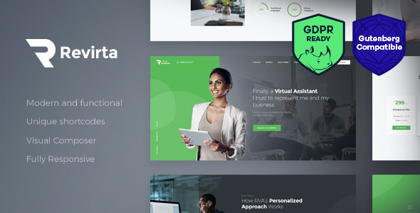 Revirta v1.1.1 - Virtual Assistant WordPress Theme