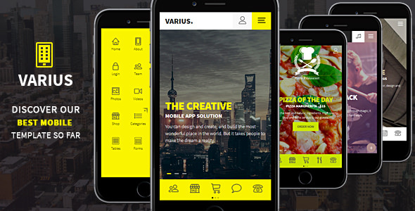 Download Varius – Mobile and Tablet Creative Template | Free Nulled Scripts