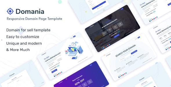 Domania v1.0 - Responsive Domain Template