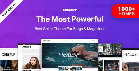 CheerUp v6.1.3 - Blog / Magazine - WordPress Blog Theme