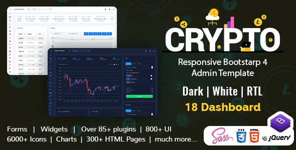 Cryptio Tokenizer v1.0 - Crypto Currency Admin Template