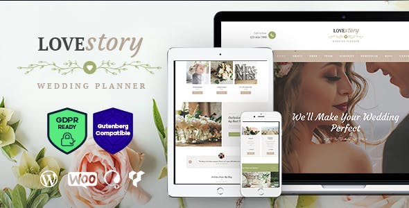 Love Story v1.2 - A Beautiful Wedding and Event Planner WordPress Theme