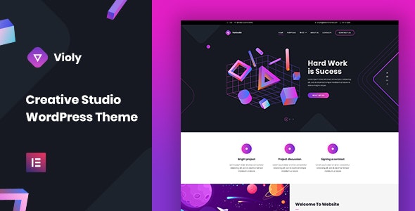 Violy v1.0.0 - Creative Studio WordPress Theme