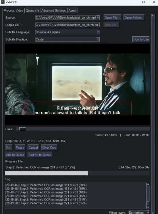 Download VideOCR 1.4.1 Portable