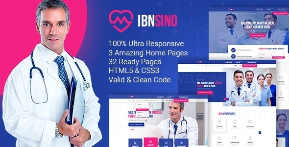 IBNSINO v1.0 - Medical Center HTML Template