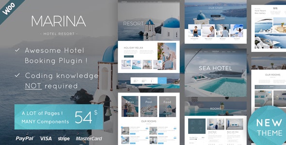 Marina v1.1 - Hotel & Resort WordPress Theme