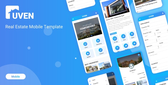 Uven v1.0 - Real Estate Mobile Template