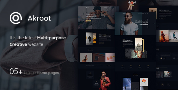 Download Akroot – It is the Multi-Purpose Creative PSD Template | Free Nulled Scripts