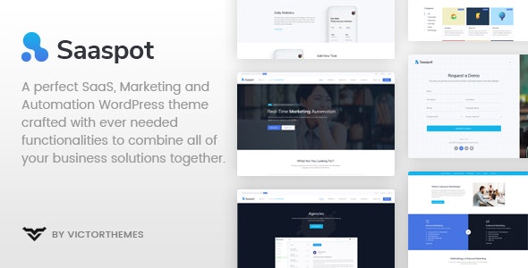 SaaSpot v1.8.6 - SaaS Marketing Automation WordPress Theme