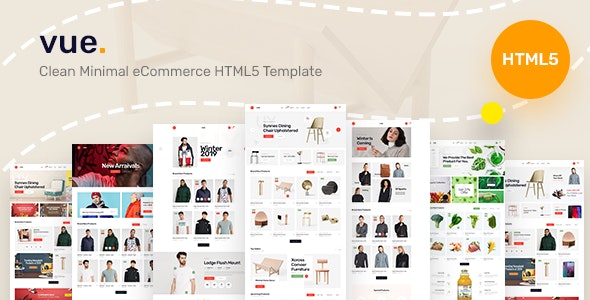 Vue v1.0 - Clean Minimal eCommerce HTML5 Template