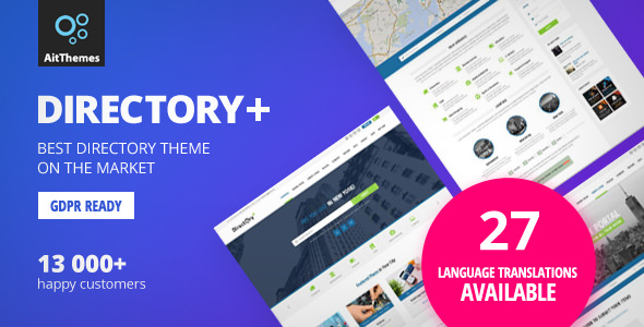 Directory+ v2.58 - WordPress Theme