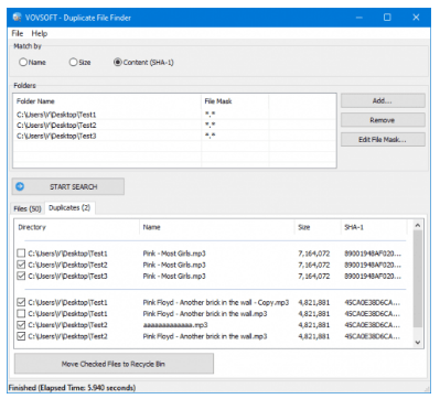 Download VovSoft Duplicate File Finder v1.6 Portable