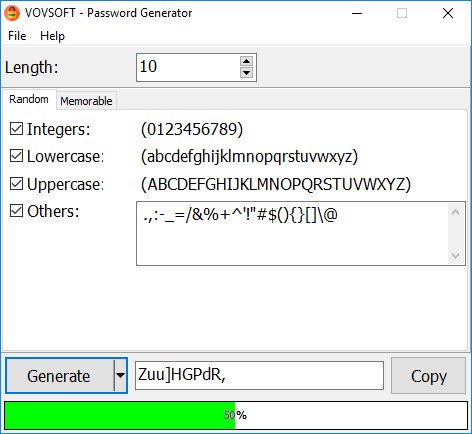 Download Vovsoft Password Generator 2.0 + Portable [Latest]