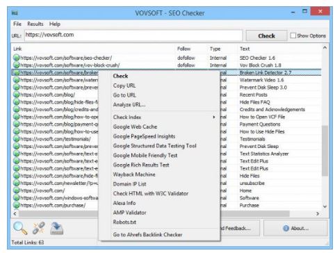 Download VovSoft SEO Checker 10.4.0 Multilingual Portable