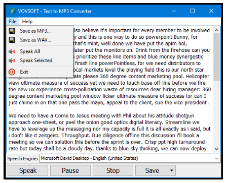 Download VovSoft Text to MP3 Converter 4.3 Portable [Latest]