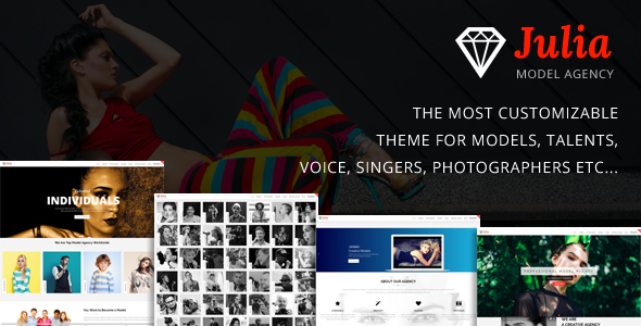 Julia v1.7.6 - Talent Management WordPress Theme