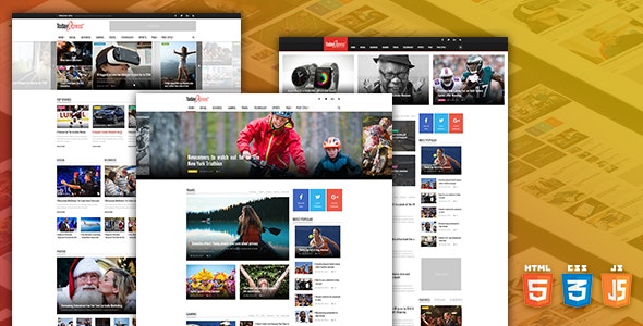 TodayExpress v1.0.0 - News & Magazine HTML Template