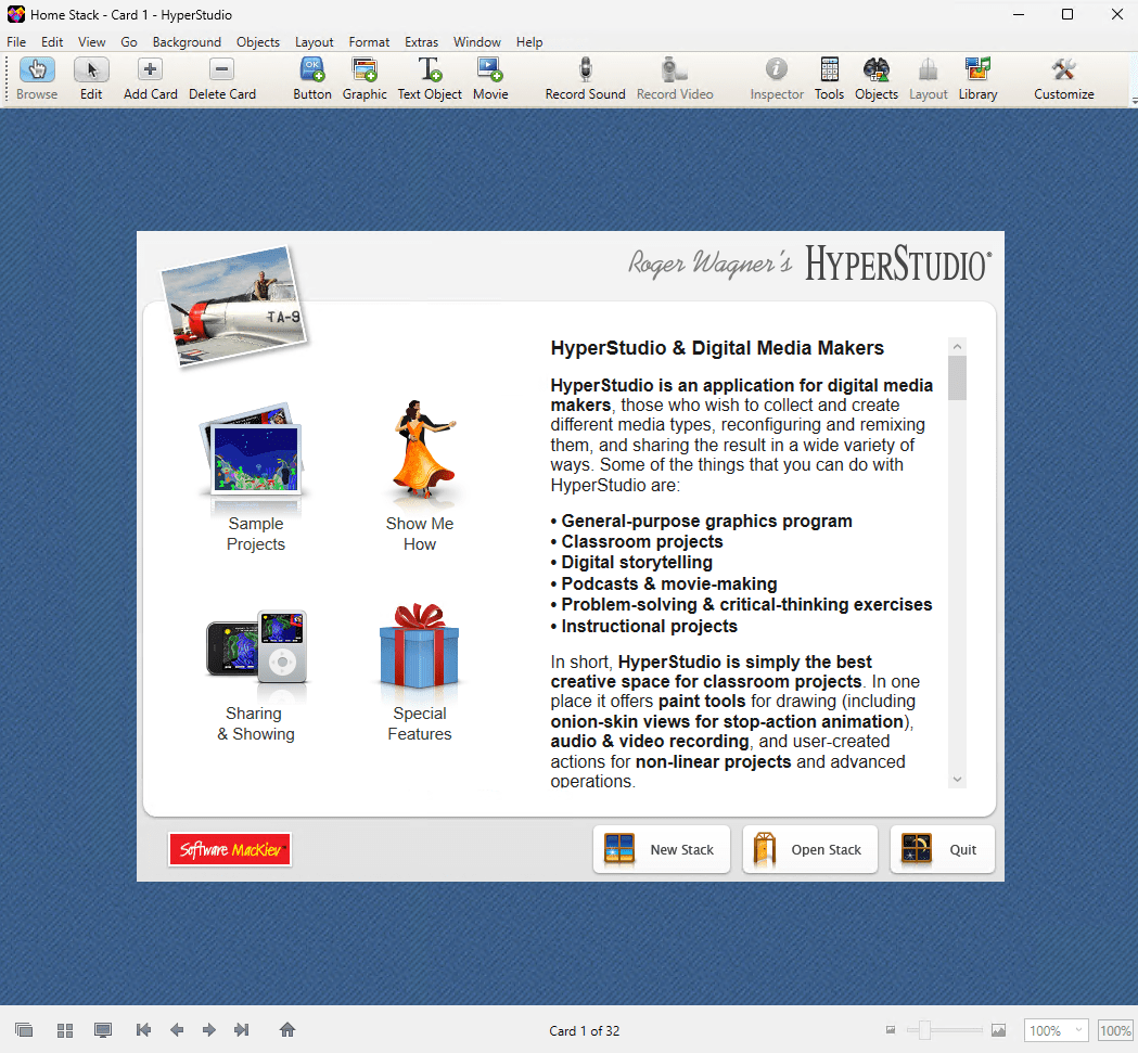 Download HyperStudio 5.2.0.579 Portable