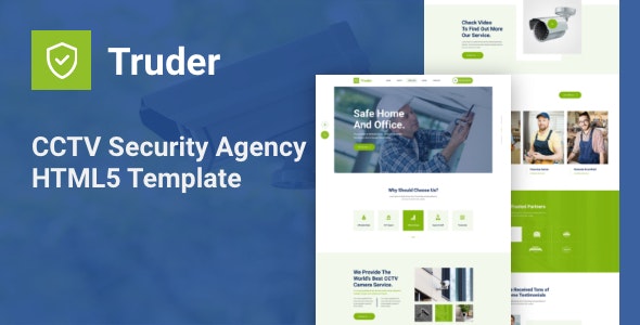 Truder v1.0 - CCTV Security Service Agency HTML Template
