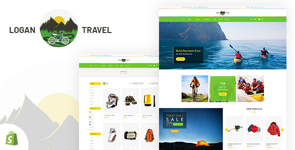 Logan - Trekking & Camping Store Shopify Theme