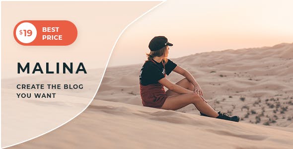 Malina v1.3.1 - Personal WordPress Blog Theme