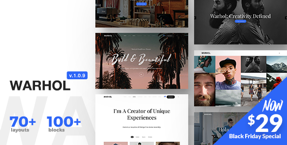Warhol v1.0.9 - Responsive Multipurpose Theme for Creatives