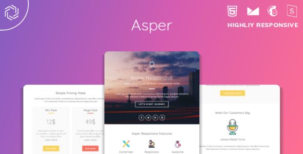 Download Asper – Responsive Multipurpose Email Template | Free Nulled Scripts