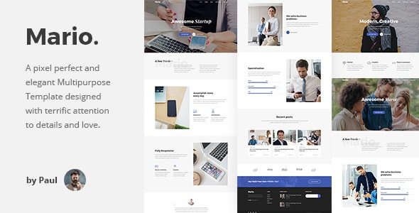 Mario v1.0 - Creative Agency HTML Template