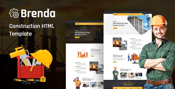 Brenda v1.0 - Construction HTML5 Template