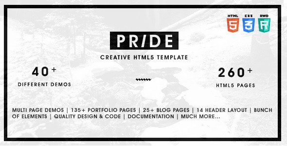 Pride v1.5.0 - Multipurpose HTML5 Template