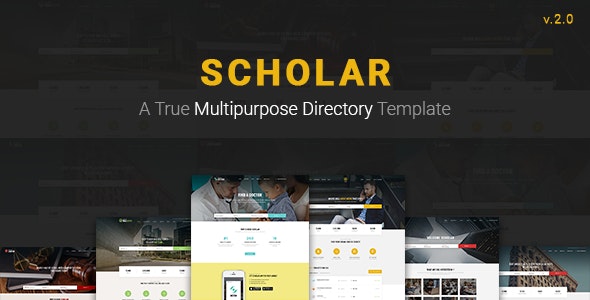 Scholar v2.0 - Multipurpose Directory Template
