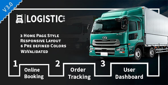 Logistic Pro v3.0 - Transport - Cargo - Online Tracking - Booking & Logistics Services