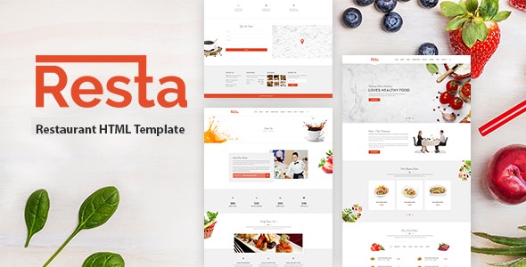 Resta - Restaurant HTML Template