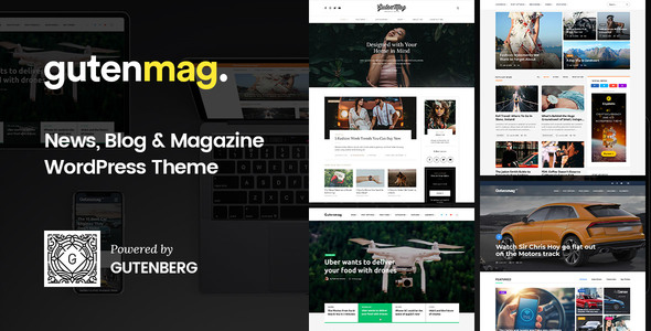 GutenMag v1.1.2 - Gutenberg Theme for Magazine and Blog