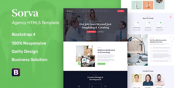 Sorva v1.0 - Agency Landing Page HTML5 Template