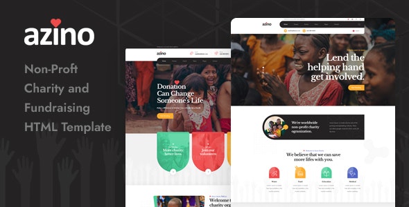 Azino v1.0 - Nonprofit Charity HTML Template
