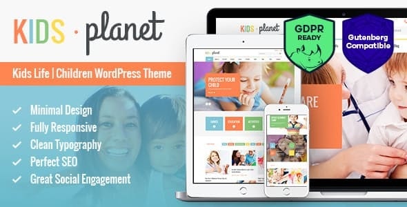 Kids Planet v2.2.4 - A Multipurpose Children WordPress Theme