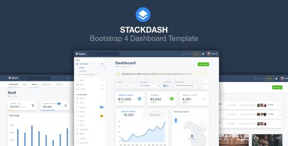 StackDash v1.3.0 - Bootstrap 4 Admin Dashboard Theme