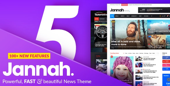 Jannah News v5.3.4 - Newspaper Magazine News AMP BuddyPress