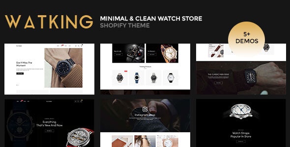 Watking v1.0.0 – Minimal & Clean Watch Store Shopify Theme