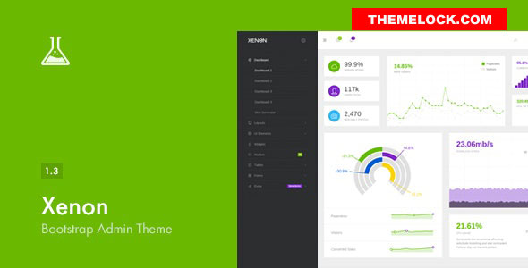Xenon v1.3 - Bootstrap Admin Theme with AngularJS