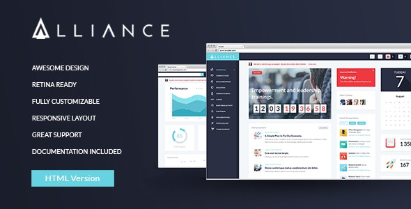 Alliance v1.0 - Intranet & Extranet HTML Template