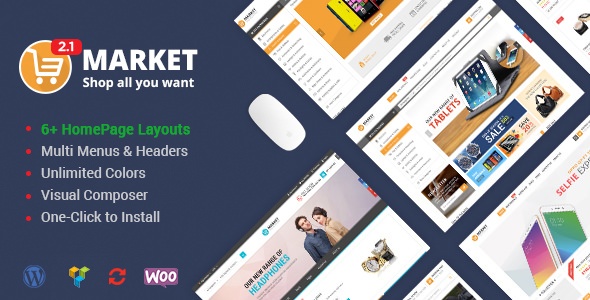 Download Market v2.3.0 – Shopping WooCommerce WordPress Theme | Free Nulled Scripts
