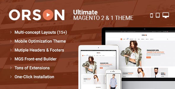 Download Orson v1.1.2 – Ultimate Magento 2 & 1 Theme | Free Nulled Scripts